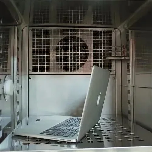 Peripherals inside an environmental testing chamber
